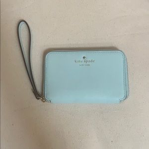 Kate Spade Light Blue Wristlet